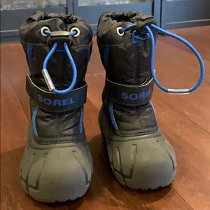 Kids Sorel Boots size 6 toddler great condition